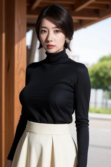 (tight skirt:1.3), (sexy panties:1.3),(white panties:1.3),(Looking directly at Viewer:1.3),(Big eyes:1.2),(double eyelies:1.3),(long eyelashes:1.2),(Extremely beautiful face, Beautiful lips, Beautiful eyes),(big smile:1.5),(happy smile:1.3),masterpiece, Raw photo, Best Quality, Photorealistic, Highly detailed CG Unity 32K wallpaper, intricate detailed face, ((Ultra detailed skin)) , Cutest Pretty Japanese girl, Super Idol, Clear eyes, (Big eyes:1.2), thick thighs, balanced elegant face,(small mouth:1.1),drooping eyes