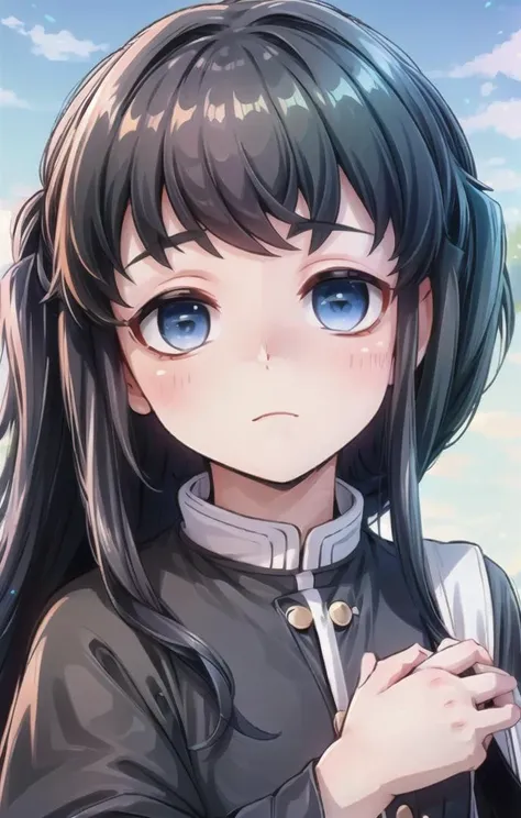 1 boy,more details in eyes,cute,looking at viewer, adorabel boy,cute face,details sky,handsome,young,juvenile,((masterpiece:1.4,best quality)),multiple details,colorful hair,eyeshadow,sfw, <lora:TokitoMuichirou:1>