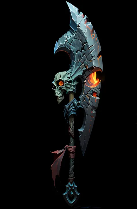 (masterpiece, best quality, ultra-detailed, absurdres), stylized:0.2, oversaturated, Illustration, stylized, woodcutting axe,
<lora:Pecha_Swords_LORA_V1.1:0.78>, game art, (AXE), horror, unholy, demonic, eye, glowing, flesh, nightmare, epic, skull, evil, Trending on Artstation, axe, WoWstyle,
(black background),