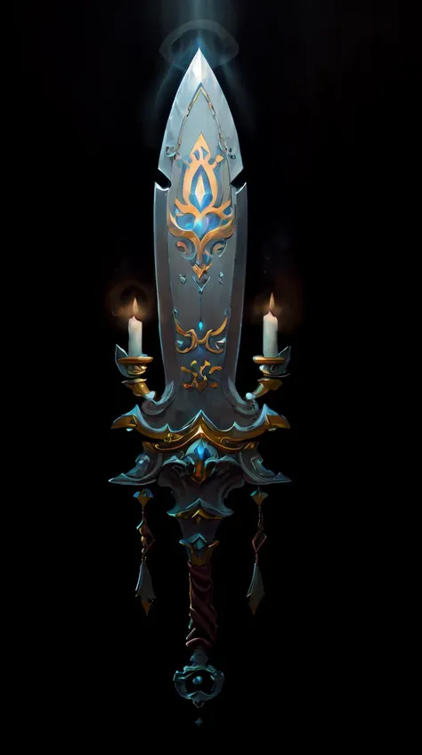 a fantasy Sword <lora:Pecha_Swords_LORA_V1.4:0.7>, <lora:AngelicAI:1>AngelicAI, intricate, <lora:more_details:0.5>