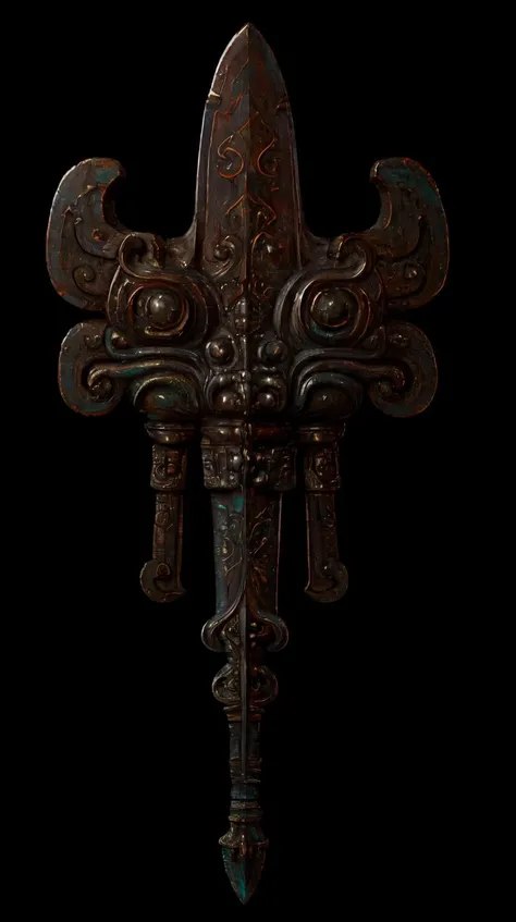 a fantasy Sword <lora:Pecha_Swords_LORA_V1.4:0.7>, <lora:bronzecd-000006:1>bronzecd, intricate, <lora:more_details:0.5>