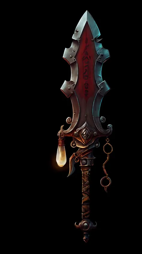 a fantasy Sword <lora:Pecha_Swords_LORA_V1.4:0.7>, <lora:SteamPunkAI:1>cogpunkai, intricate, <lora:more_details:0.5>