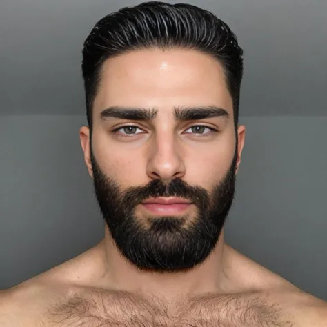 homem com barba e sem camisa mostrando um polegar para cima, neckbeard, (38 anos), imagem frontal, 2 3 anos, sem bigode, 2 7 anos, cavanhaque, Homem de 4 0 anos, 2 8 anos, sem barba, mateus 9 5, caio santos, 2 4 anos, 3 2 anos