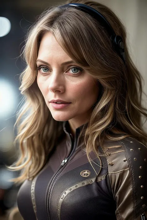 beautiful woman (4pr1lB0wlby:.99), perfect hair, jewellery, ((portrait)), (closeup:1.2), ((from the waist up)), (((  Steampunk underground city hidden beneath the surface :1.2 ))), natural skin texture,  ((  Cycling shorts, Cycling jersey, cycling shoes, padded gloves,  :1.2)), 24mm, 4k textures, soft cinematic light, adobe lightroom, photolab, hdr, intricate, elegant, highly detailed, sharp focus, ((((cinematic look)))), soothing tones, insane details, intricate details, hyperdetailed, low contrast, soft cinematic light, exposure blend, hdr, faded, now, ("I've got a bad feeling about this.":1.1)