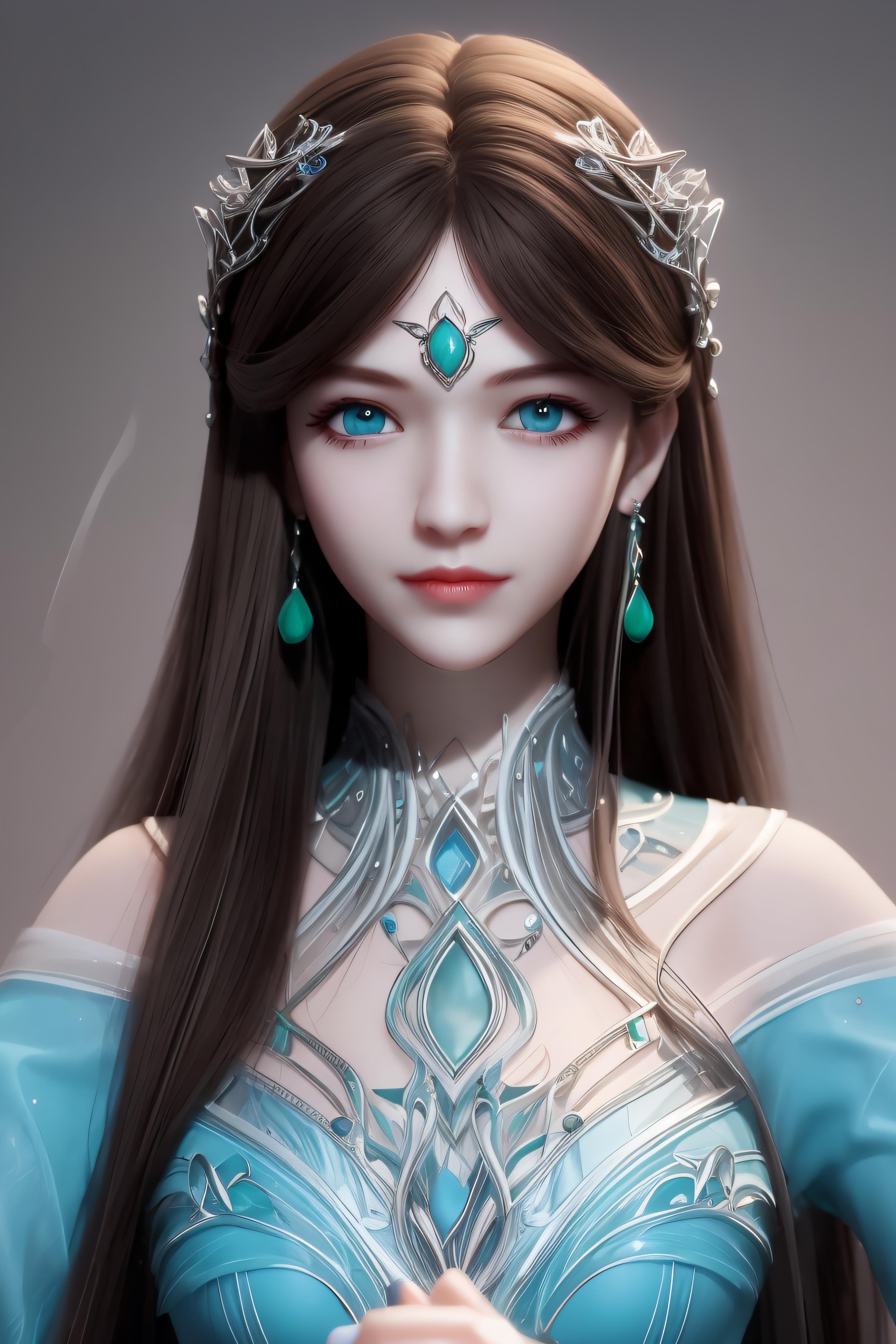 【 Anime & 3D】animation-<Soul Land>-character-NingRongRong-(god's clothes)——动漫《斗罗大陆》-- 宁荣荣-神装 v1.0