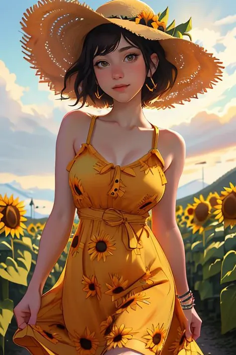 DEN_uwucaptain666_touki00,
(walking through a field of sunflowers wearing a (summer dress:1.3) and sun hat, field, sunflowers, summer, scenic:1.2),
bokeh, f1.4, 40mm, photorealistic, raw, 8k, textured skin, skin pores, intricate details <lora:epi_noiseoffset2:1>, epiCRealism