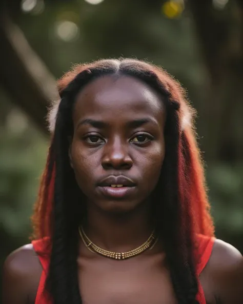 photo of a 28yo Kenya person, vintage cinematic LUT