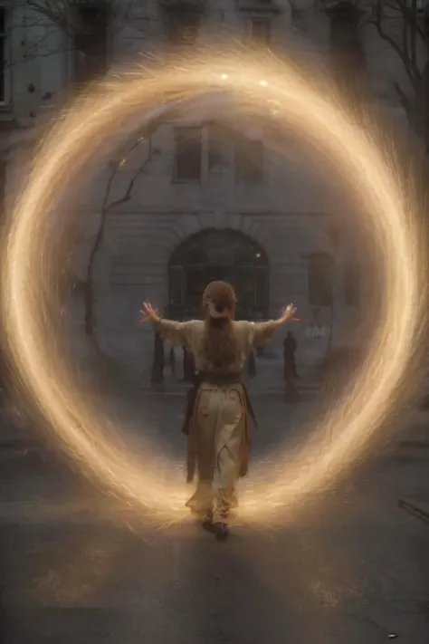 masterpiece,realistic, 1girl in a magic portal,  <lora:magic_v1:0.7>,