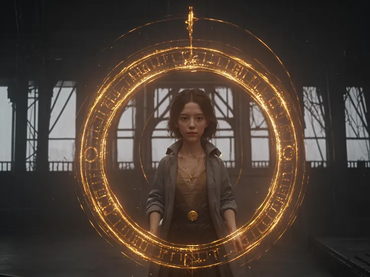 masterpiece,realistic,1girl is building a magic circle, <lora:magic_v3beta:0.55>,