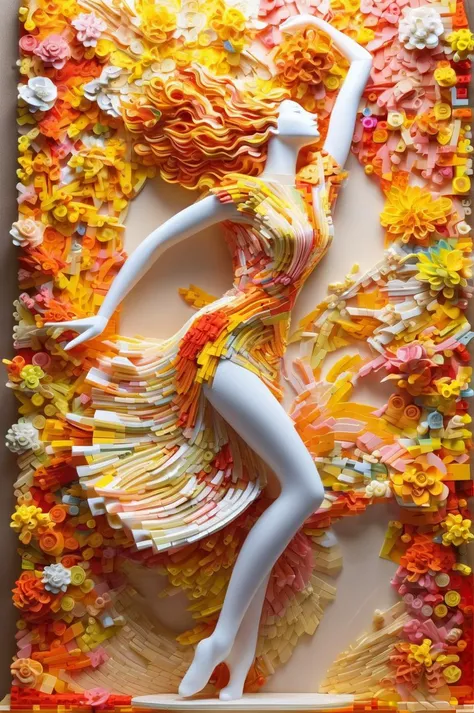 ethereal fantasy concept art of prize-winning artwork, An impressive assembly of thousands of LEGO pieces meticulously formed into the graceful figure of a woman dancing. This artistic creation pays homage to the beauty of movement and human form, showcasing the versatility of LEGO as a medium for artistic expression. (LEGO Artistry:1.3), (Elegant Dance:1.2), (Intricate Sculpture:1.4), (Visual Symphony:1.2), inspired by Nathan Sawaya and Sean Kenney.Elegant Marble, Pastel Dream, Tropical Paradise, Neon Lights,
<lora:sdxl_photorealistic_slider_v1:1>, <lyco:CulturePunkBundle-000007:0.5>, tikiai, tiki, high speed liquid photography, Angelic Page <lora:margot_lora_sdxl_v1:0.4> <lora:cyborg_style_xl:0.5> <lora:SDXL_Grass_on_body_Test_Sa_May:1>, (masterpiece,best quality:1.5) . magnificent, celestial, ethereal, painterly, epic, majestic, magical, fantasy art, cover art, dreamy