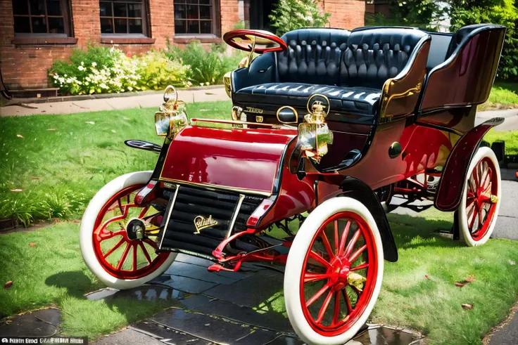 (masterpiece, best quality:1.2), ultra-detailed, on a street car Edob1903WintonTouringCar, (realistic:1.5), <lora:Edob1903WintonTouringCar_v1.0:1>