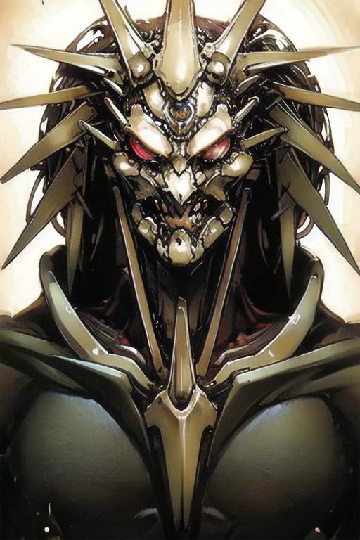 illustration, full body, tall slender person,
dark armor, black yellow white color,
warrior in heavy dark armor with gas mask and red visor, massive figure,
holding a machine gun,
futuristic style,
dark dark style,
spaceship corridor, stars, fire,
dynamic light,
ultra detail,
extremely detailed CG,
realistic, 8k,
micro intricate,
masterpiece,
((comicbookpencils)),
looking at viewer,
realistic,
highly detailed skin,
cold skin tone,
highly detailed face,
highly detailed pupils,
highly detailed iris,
RAW photo,
best quality,
high resolution,
((masterpiece)),
tonemapping,
photorealistic,
realistic,
professional photography,
sharp focus,
HDR, 8K resolution,
intricate detail,
sophisticated detail,
hyper detailed,
(depth of field),
highlight and shadow,
volumetric lighting,
golden hours lighting,
professional light,
highly detailed background,