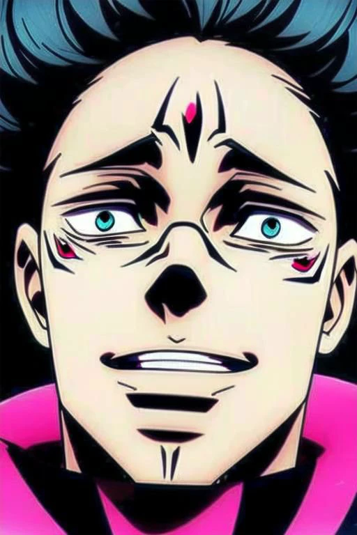 full body,
sukuna,
four eyes,
musuclar,
face tattoo,
pink hair,
short spiky hair,
two red eyes,
two blue eyes,
four arms,
baggy clothe,
black sweater with high collar,
black baggy pants,
red boots,
fingerless gloves,
casting spell,
evil laugh,
(((multiple_eyes))),
black red blue purple colors,
standing on pile of corpses,
looking at viewer,
thematic background,
darkness theme,
dynamic light,
ultra detail,
extremely detailed CG,
micro intricate,
((((comicbookpencils)))),
highly detailed skin,
highly detailed face,
highly detailed pupils,
highly detailed iris,
RAW photo,
best quality,
high resolution,
((masterpiece)),
realistic,
sharp focus,
HDR, 8K resolution,
intricate detail,
sophisticated detail,
hyper detailed,
(depth of field),
highlight and shadow,
volumetric lighting,
highly detailed background,
