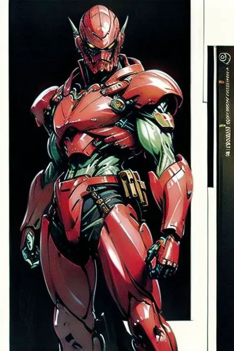 illustration, full body, tall slender person,
dark armor, black yellow white color,
warrior in heavy dark armor with gas mask and red visor, massive figure,
holding a machine gun,
futuristic style,
dark dark style,
spaceship corridor, stars, fire,
dynamic light,
ultra detail,
extremely detailed CG,
realistic, 8k,
micro intricate,
masterpiece,
((comicbookpencils)),
looking at viewer,
realistic,
highly detailed skin,
cold skin tone,
highly detailed face,
highly detailed pupils,
highly detailed iris,
RAW photo,
best quality,
high resolution,
((masterpiece)),
tonemapping,
photorealistic,
realistic,
professional photography,
sharp focus,
HDR, 8K resolution,
intricate detail,
sophisticated detail,
hyper detailed,
(depth of field),
highlight and shadow,
volumetric lighting,
golden hours lighting,
professional light,
highly detailed background,