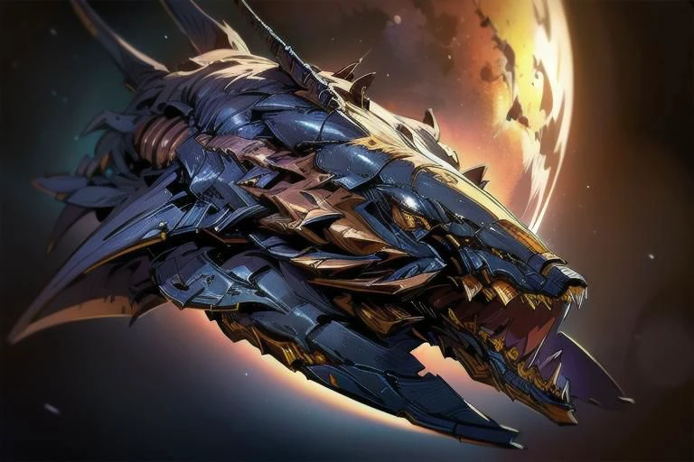 illustration,
organic spacecraft,
space flagship,
fish style shape,
skeleton detail,
battle spaceship,
insectoid ship,
space fleet,
epic fleet,
black metal,
organic armor,
red engine,
black yellow white colors,
detailed armor,
blue and empty eye sockets,
gauntlet,
thematic background,
dynamic light,
ultra detail,
extremely detailed CG,
realistic, 8k,
micro intricate,
masterpiece,
((comicbookpencils)),
looking at viewer,
realistic,
highly detailed skin,
highly detailed face,
highly detailed pupils,
highly detailed iris,
RAW photo,
best quality,
high resolution,
((masterpiece)),
tonemapping,
photorealistic,
realistic,
professional photography,
sharp focus,
HDR, 8K resolution,
intricate detail,
sophisticated detail,
hyper detailed,
(depth of field),
highlight and shadow,
volumetric lighting,
professional light,
highly detailed background,