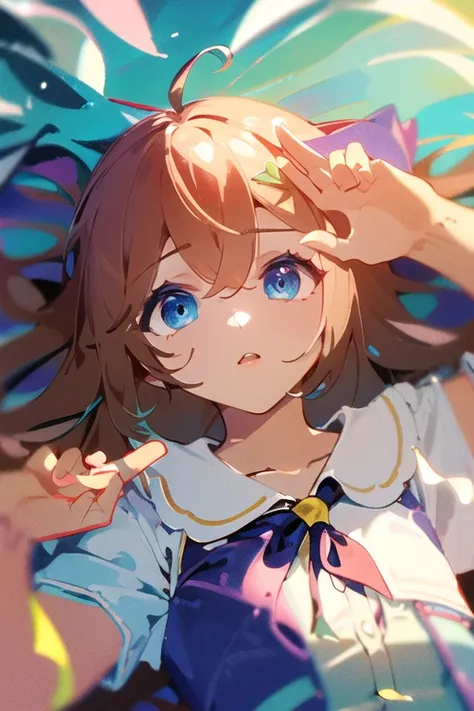 solo, masterpiece, best quality, highly detailed, finely detail eyes,1girl <lora:DianaV3:1> ,bow,ahoge,lying