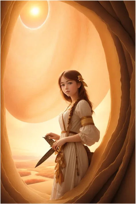 1girl, (by Nora Heysen:1.3) and (Andrew Ferez:1.2) and (Mikhail Nesterov:1.3) , epic Drawing, fairy tale, Fashion shot of a Sardinian ([Pen|Jupiter's Great Red Spot]:1.3) , it is very Rickety and [Mystical:Techno:4], it is covered in Glitter, it is engraved with Beige and Alabaster details, award winning, Mosaic-Like Offshore oil platform in background, crowded foliage with Baobab, Thunderstorm, FOV 90 degrees, Fine art, Tranquil, Cobra, soft lighting, 50mm, Oversaturated, Ribbons, Folded Alligator skin, pixiv, Pixabay