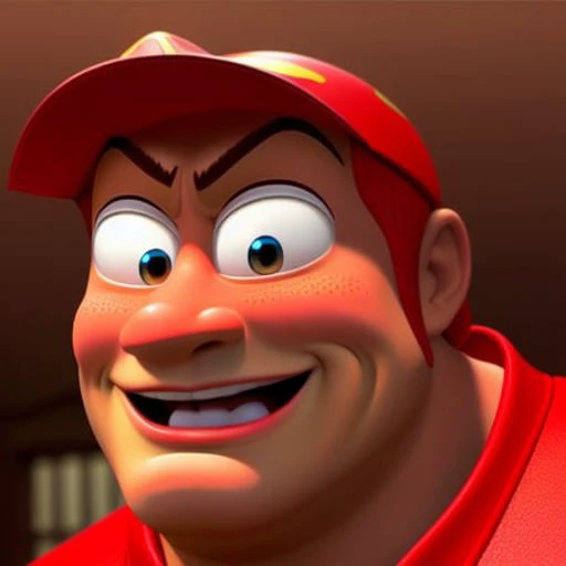 Lightning McQueen from Shrek, very high resolution