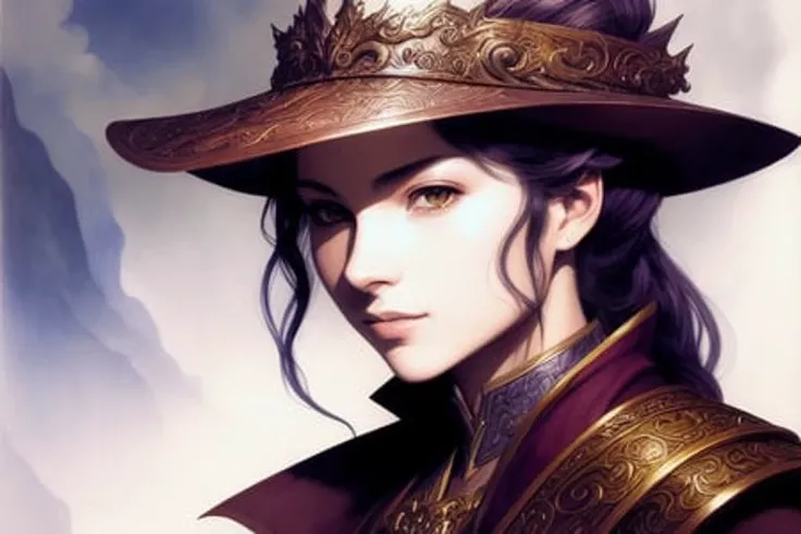 A mysterious and ultra detailed portrait of a female dragon rider, fantasy, highly detailed, digital painting, artstation, intricate, sharp focus, warm lighting, attractive, high quality, masterpiece, award-winning art, art by George R.R. Martin, Yoshitaka Amano, and Brian Froud.