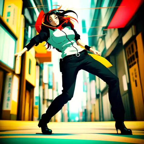 Anime, (vibrant Colors:1), (KAN:0.25) Screaming, Standing Pose, ilya kuvshinov, digital art, concept art, kyoto animation, murata range, kawaii, yoshitaka amano, studio lighting, manga, bright colors, beautiful, high contrast, gradation, jean giraud, rule of thirds __scenario-scfi__ (crazy eyes:1) (crazy smile:1) (crazy face:1) (wlop:1) <lora:johnsondesuv15-320-e1:0.6> <lora:crazyExpressions:1> <lora:wlopStyleLora_30Epochs:0.6>