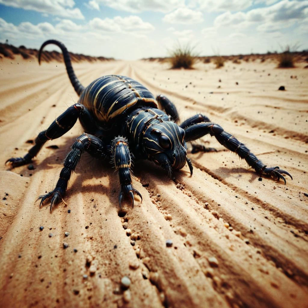 Crawling Clawphoto of a Macrogasmic striped neckwearAnrakyr the Traveller with highly ð¶
