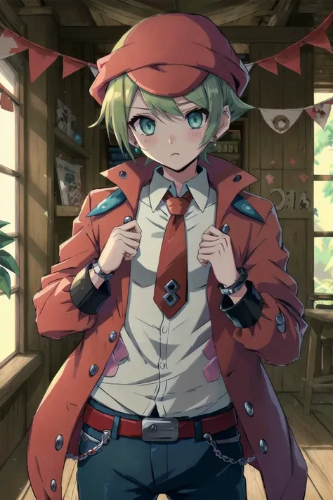 blue pants,pokemon (game),blonde hair,hands up,multiple boys,pokemon,zinnia (pokemon),ahoge,beanie,red necktie,red hairband,short hair,hairband,blush,necktie,brown hair,steven stone,spiky hair,wallace (pokemon),bracelet,depth of field,black cape,jacket,hat,meme,redhead,lance (pokemon),pokemon hgss,collared shirt,red orb (pokemon),may (pokemon),blue orb (pokemon),pokemon dppt,vest,white headwear,4girls,multiple girls,highres,lisia (pokemon),green hair,earrings,brendan (pokemon),pants,jewelry,shirt,pokemon oras,danshi koukou valentine (meme),holding,blue jacket,cynthia (pokemon),bow hairband,belt,long sleeves,ring,green eyes,standing,cape,sekiro (skrn 14),4boys,table,blurry