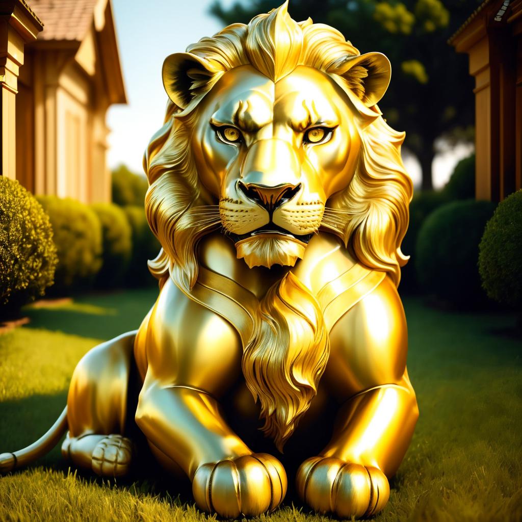 Realistic gold carving art style v2.0