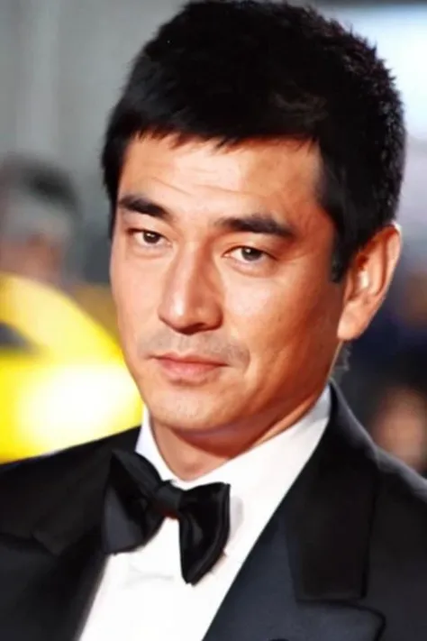 a men as a movie star, (portrait:1.2), (half body:1.2),(face focus:1),  modelshoot style, (extremely detailed CG unity 8k wallpaper), Intricate, High Detail, Sharp focus, dramatic,photorealistic painting art by midjourney and greg rutkowski , ((movie premiere gala)), ((standing on the red carpet)), ((paparazzi in the background)), (looking at viewer), (detailed pupils:1.2), (elegant suit:1.3)  <lora:gaocangjian:0.8>