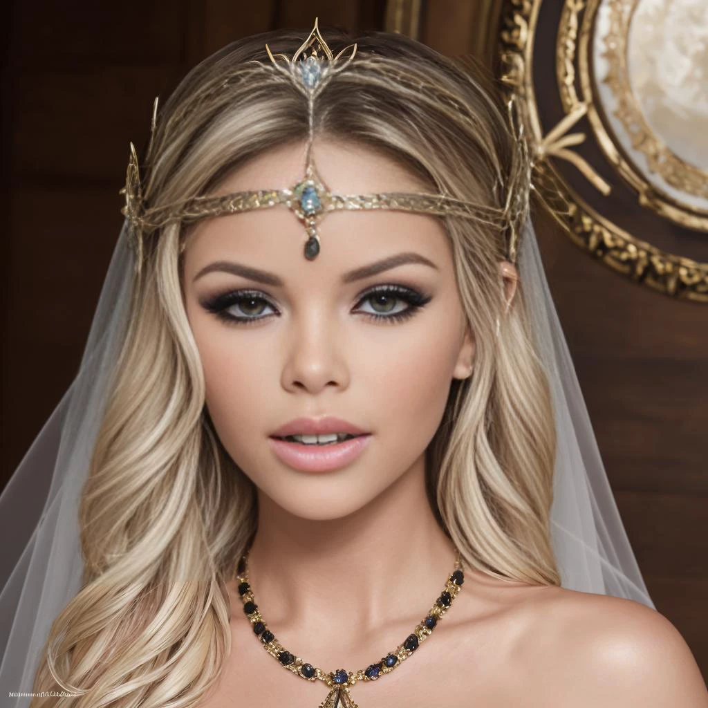 realistic analog photo, award winning photo,
fullshot,
<lora:jesrho:0.75> woman, jesrho, hands on hips, laughing, blush, (makeup:0.8), posing for photo, dramatic scene, gothic,
<lora:FantasyHeaddress:0.2> fanhe, (circlet:1.2) woven into long hair, gem, jewelry, veil,
RAW, highres, 8k, uhd, High Dynamic Range, tonemapping, crisp details,
