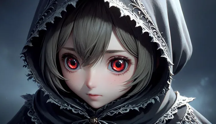 1girl, shy, embarrassed, <lora:[XL]Bloodborne:0.8>, Bloodborne, <lora:greg_rutkowski_xl_2:0.8>, greg rutkowski,, (8k, masterpiece, best quality, ultra-detailed),  (an extremely delicate and beautiful)kawaii, cute, very big eyes, Aesthetic Anime Eyes, small face,  large breasts, cinematic lighting, , Intricate, High Detail, Sharp focus, dramatic,   masterpiece, best quality, ultra-detailed,, <lora:gigatitums:0.3>large breasts,