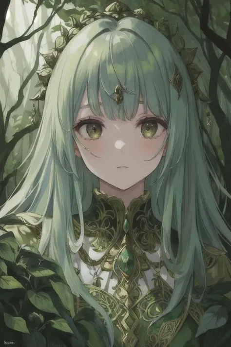 woman in a mythical forest, masterpiece, perfect face, intricate details, horror theme, raw photo, photo unp