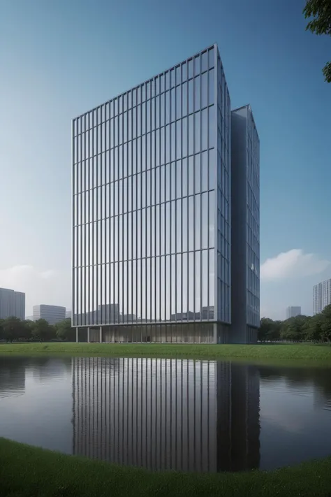 (masterpiece), best quality,8K,no humans, outdoors,
bangonglou,office building,
scenery, outdoors, sky,tree, reflection,grass, day,water, building,window, <lora:ZSofficeV1.0-000048:0.5>