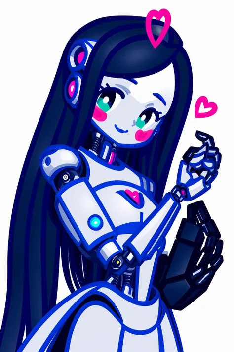 super detailed, (glowing background:1.25),(best art,masterpiece,best quality,perfect ratio,:1.5),
(dark paper, white line,robotlove theme,:1.3)
,8k,high-res,highest details,
(1 black hair human male,handsome, tall, charming with a smile, affectionate, staring at his robot lover, without mechanical limbs,kiss his robot lover's forehead:1.3),
(1 robot girl,short, shy, staring at lover, nervous:1.3), couple, relaxed, gloomy,(perfect detail hands,perfect detail fingers,perfect detail eyes,perfect detail face:1.3),happiness,
official art, hearts, <lora:robotlove:0.68> <lora:add_detail:0.8> <lora:kiwi style V4:0.8>