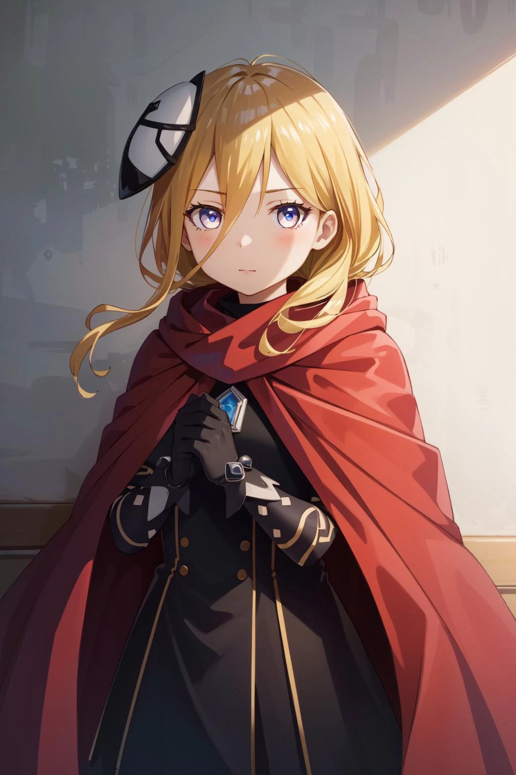 (masterpiece, best quality), intricate details
<lora:evileye:0.8> 1girl,cape,mask,