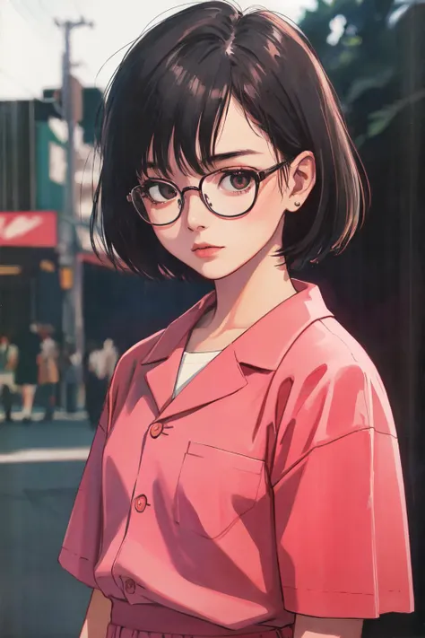 <lyco:TokyoYouthEighties:1.9>, TokyoYouthEighties, (best quality, masterpiece, RAW photo,ultra-detailed:1.2), <lyco:GoodHands-beta2:1.0>,1girl,looking at viewer, glasses