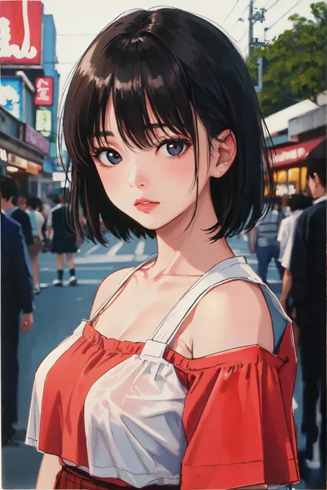 TokyoYouthEighties, (best quality, masterpiece, RAW photo,ultra-detailed:1.2), <lyco:GoodHands-beta2:1.0>,1girl,looking at viewer, bust shot, <lyco:TokyoYouthEighties:1.2>