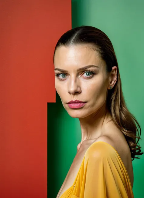 portrait of sks woman in Vienna, at the Schoenbrunn Palace, by Flora Borsi, style by Flora Borsi, bold, bright colours, ((Flora Borsi)), by Jimmy Nelson, <lora:locon_laurengerman_v1_from_v1_64_32:1>