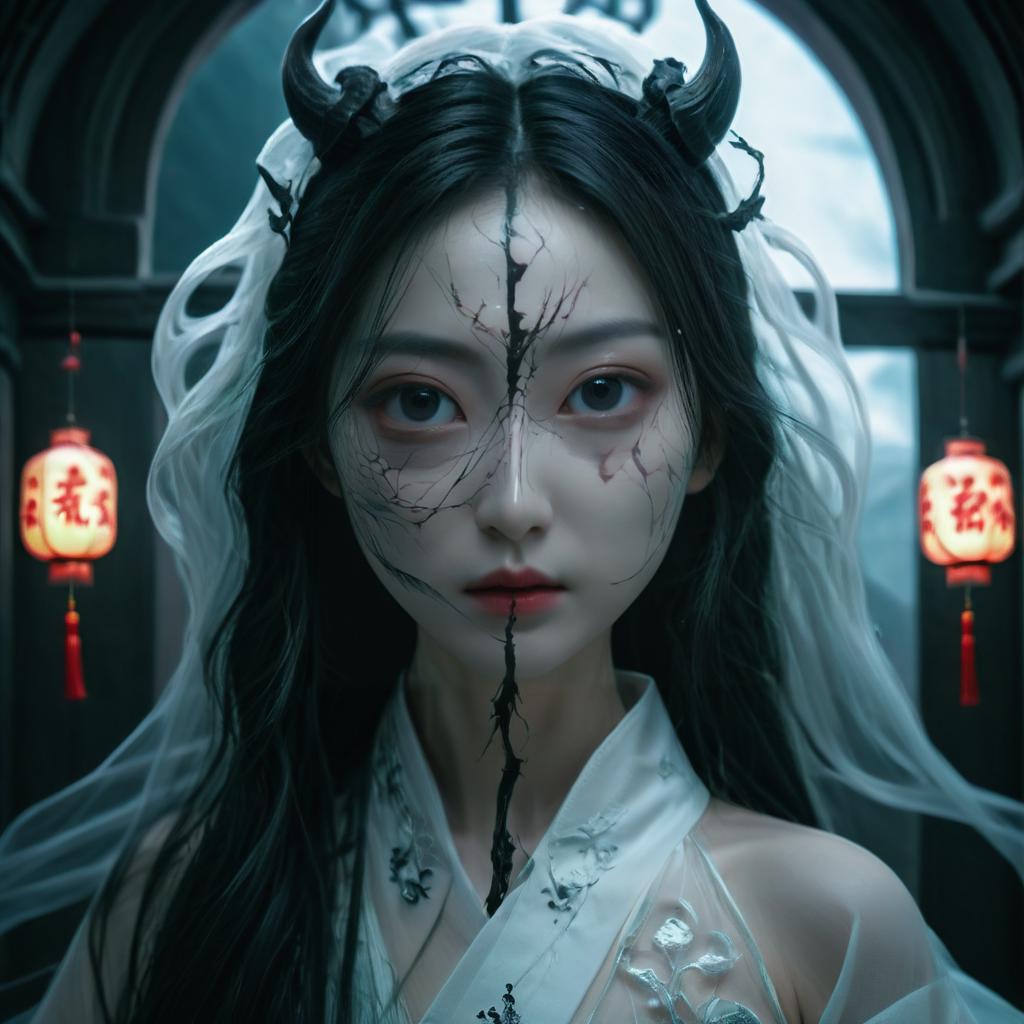 PaintedGhost_Realistic| 怪物志-百鬼-画皮鬼 v1.0