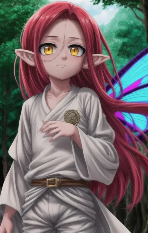 ((masterpiece:1.4, best quality)), (full shot:1.4),
1 boy, (adorabel boy),(cute face:1.2), details, cute, handsome boy, looking_to_the_side
more details in eyes, multiple details, eyeshadow, faint smile, forest, tunic, naval hidden
<lora:gloxinia_nanatsu_no_taizai:0.6>, gloxinia_nanatsu_no_taizai, red hair, pointy ears, long hair, yellow eyes, wings, fairy, white harem pants
<lora:more_details:0.5>, <lora:眼睛双:0.6>