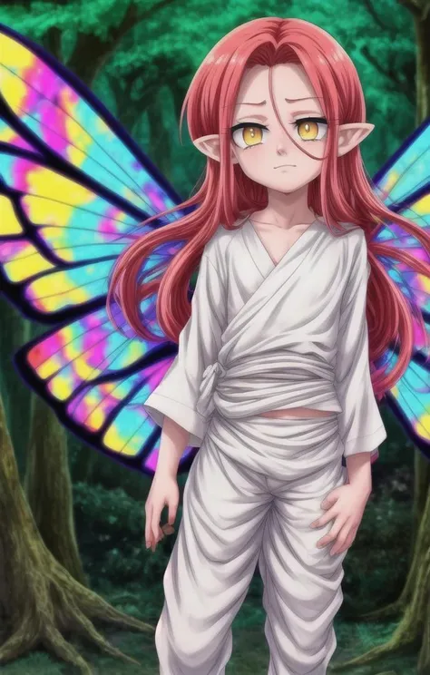 ((masterpiece:1.4, best quality)), (full shot:1.4),
1 boy, (adorabel boy),(cute face:1.2), details, cute, handsome boy, looking_to_the_side
more details in eyes, multiple details, eyeshadow, faint smile, forest, tunic, naval hidden
<lora:gloxinia_nanatsu_no_taizai:0.6>, gloxinia_nanatsu_no_taizai, red hair, pointy ears, long hair, yellow eyes, wings, fairy, white harem pants
<lora:more_details:0.5>, <lora:眼睛双:0.6>