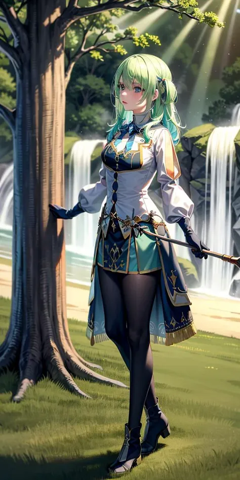 <lora:Ceres Fauna:1>, ceres_fauna,
(detailed eyes), (masterpiece), (best quality), (ultra-detailed), (((1girl))), (((solo))), forest, tree, animals, fantasy, flying, broom, night sky, outdoors, magic, spells, stars, clouds, fall water, wind, hair, cape, hat, boots, broomstick, glowing, mysterious, enchanting, whimsical, playful, adventurous, freedom, wonder, imagination, determination, skill, speed, movement, energy, realism, naturalistic, figurative, representational, beauty, fantasy culture, mythology, fairy tales, folklore, legends, witches, wizards, magical creatures, fantasy worlds, composition, scale, foreground, middle ground, background, perspective, light, color, texture, detail, beauty, wonder.