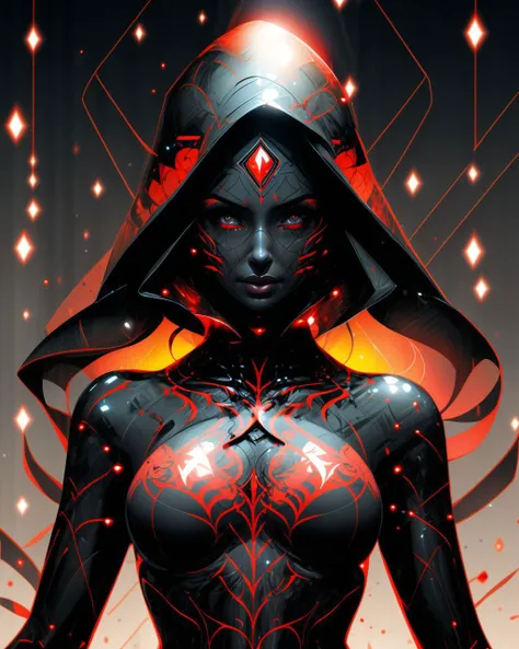 beautiful woman, d3x3d sith lord, full body, red eyes, aura, <lora:d3x3d-L:1> <lora:add_detail:1> <lora:Fault_art:1>