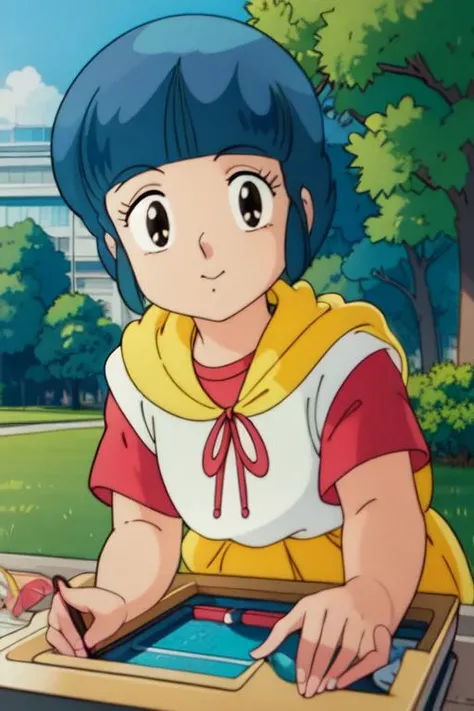 (pixel-perfect, picture-perfect, detail-perfect, masterpiece-perfect, enhanced-details-perfect, 3D-hyperrealistic-details-perfect, clear-and-distinct-details-perfect) (official style, style parody, anime-style, anime-perfect)  <lora:morisawa trigger -Magical Angel Creamy Mami-:1> ((solo, outdoors, in nature, sunny day, activities in nature))