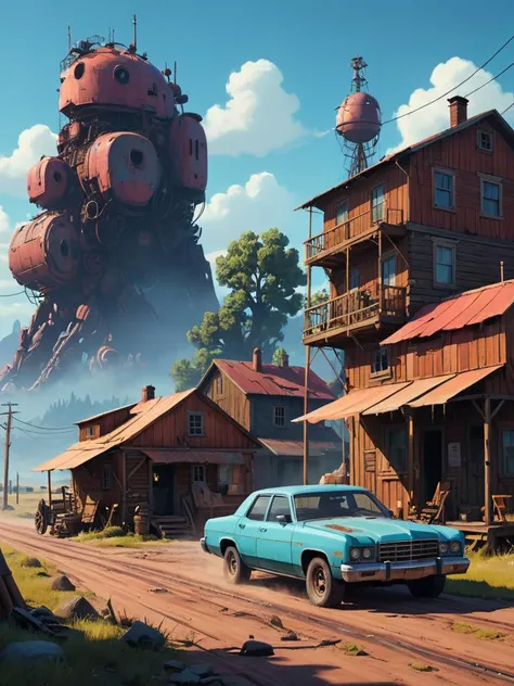 Classic far west scene by Goro Fujita and Simon Stalenhag , 8k, trending on artstation, hyper detailed, cinematic, <lora:add-detail-xl:1>, <lora:xl_more_art-full_v1:0.75>