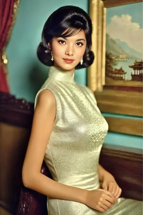 masterpiece,best quality,1girl,cn1960s,looking at viewer,<lora:cn1960s_20_8_32_50_v1.0:0.7>,