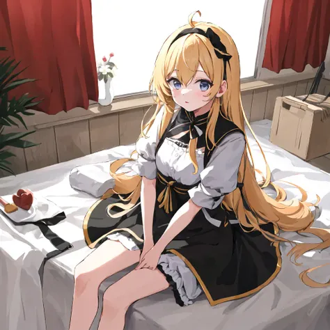 minazuki natuki,solo,1girl,<lora:minazuki natuki:0.8>,long hair,brond,brond hair