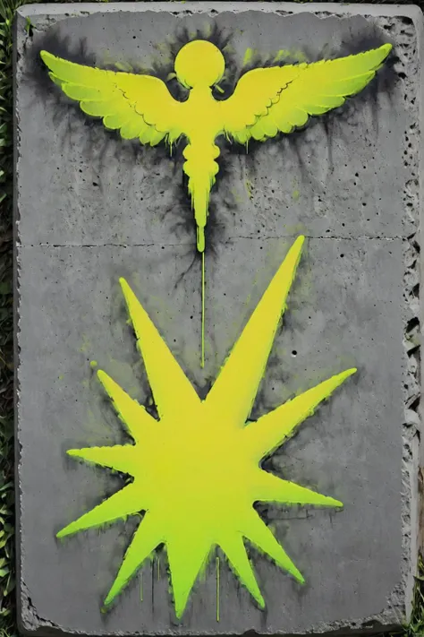 <lora:- SDXL - conrtneo _neon-concrete _V2.0:1>,CONRTNEO,NEON,CONCRETE,
Conceptual Art,extremely beautiful,intricate details,Expressionism,raw,emotional,dynamic,distortion for emotional effect,vibrant,useunusual colors,surreal,delirium,chaotic storm of liquid smoke,radiant light,
(ecstasy of angel:1.2),by David Welker,
A gorgeous tombstone buried in the grass,tombstone with neon paint,painted a cluster of beautiful flowers,the ultimate details,intricate details,spread the growth of the form,for the gray tombstone added a strange vitality,