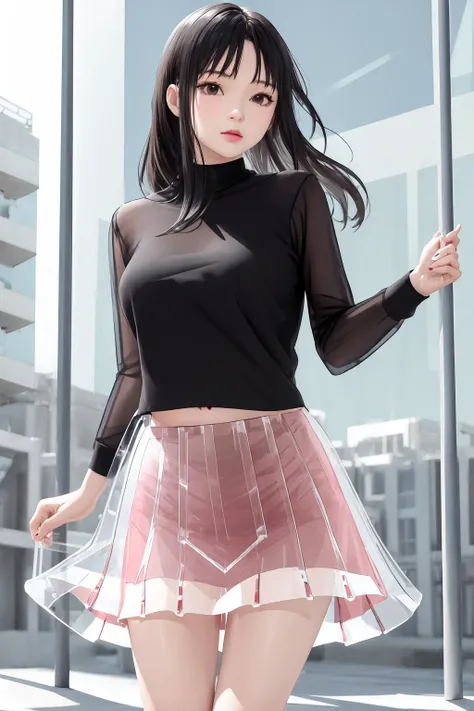 (transparent skirt:1.5),1girl,fix, <lyco:transparent_style_lyco_1.1-000006:1.0>,