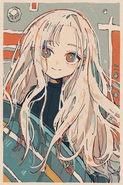 masterpiece,best quality,ultra detailed,by tsvbvra,(1girl:1.2),female focus,slight smile,