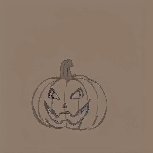 illustrarion of a pumpkin by skeleion,
